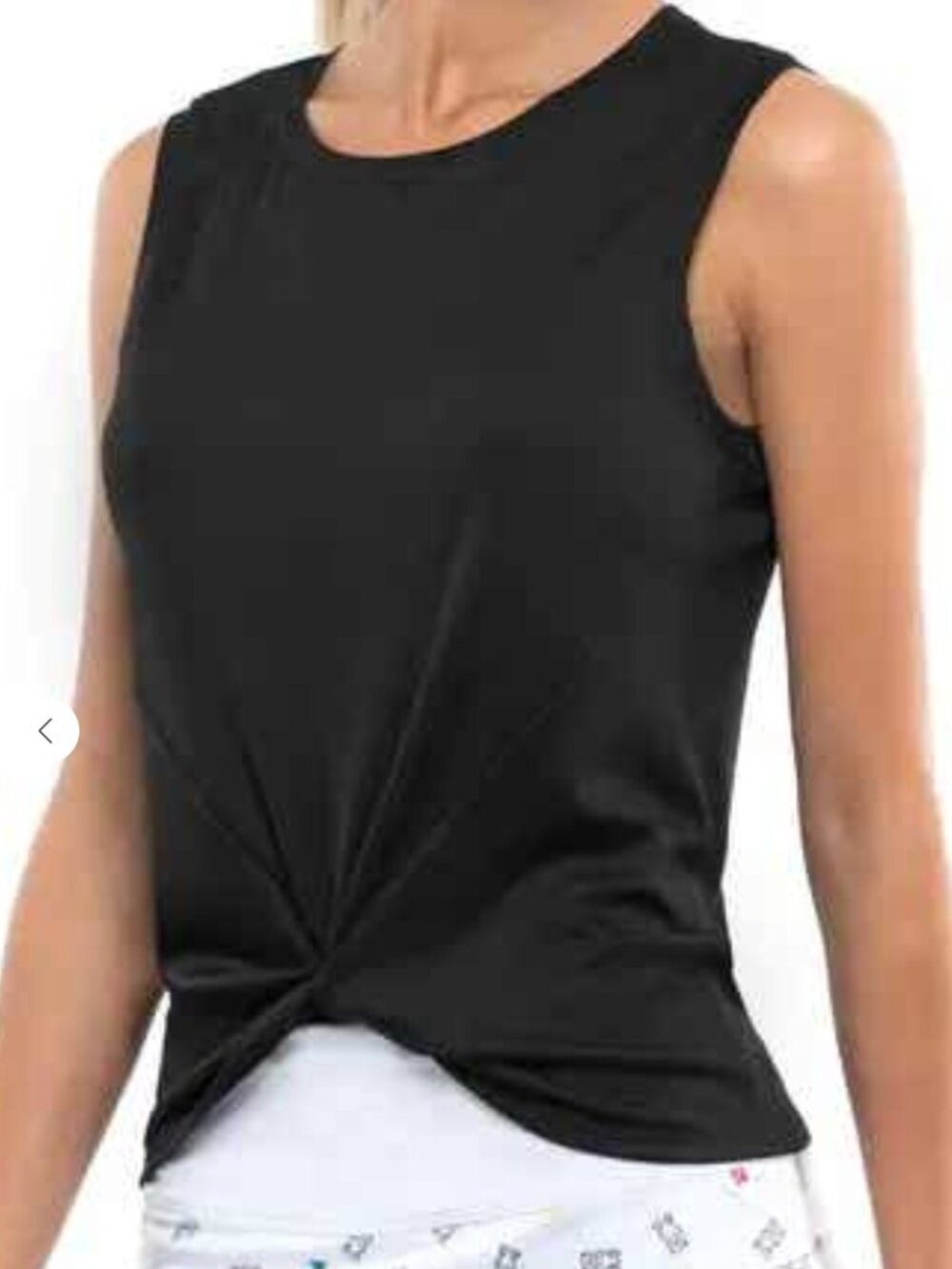 Lucky In Love Twist Front Tank